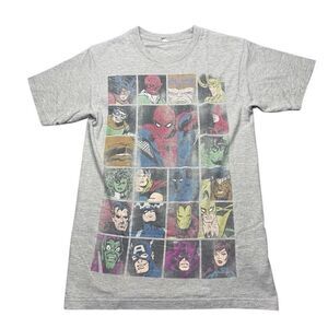 Vintage Marvel Universe Gray T Shirt Adult S Optima Tag Spider Man Y2K